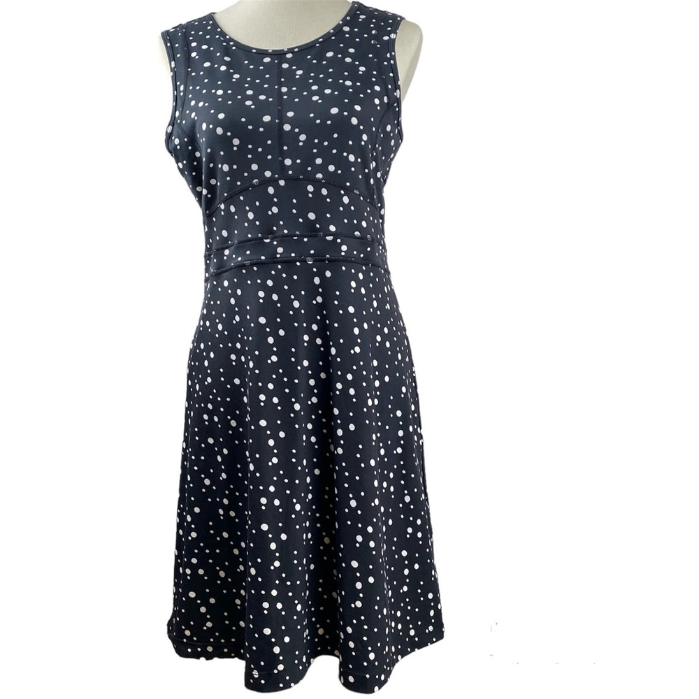 Title Nine Black/White Celestial Dot Dream Fit and Flare  dress Size Medium